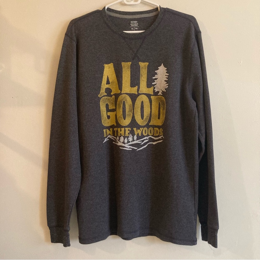 3/$35 OLD NAVY camping shirt
